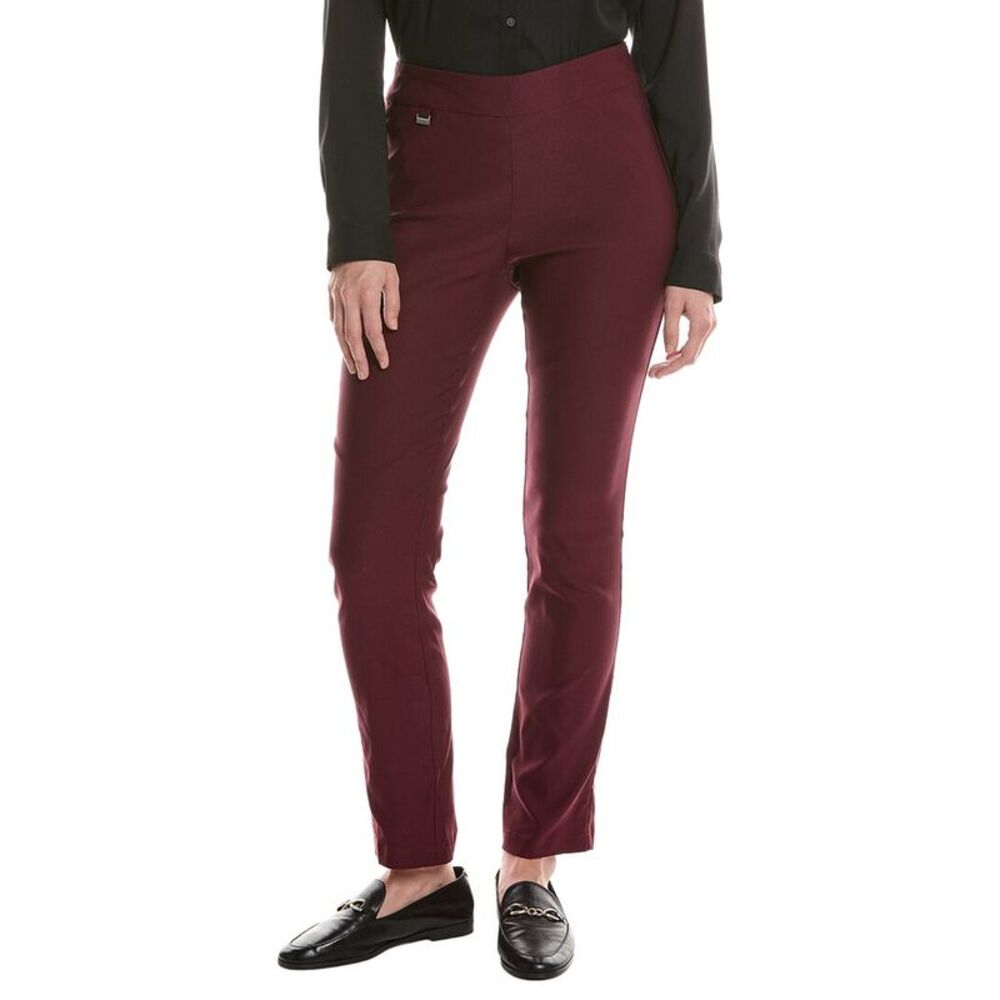 Picadilly Womens  Straight-Leg Full-Length Pant, Red
